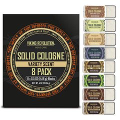 Viking Revolution solid cologne bergamot tin—bright citrus note for fresh daytime confidence.