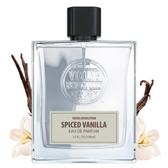 Viking Revolution Spiced Vanilla Cologne bottle front with warm vanilla and musk for bold evening wear.