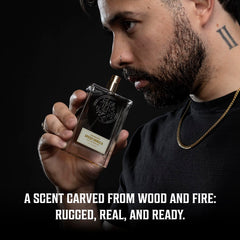 Viking Revolution Spiced Vanilla Cologne cap closeup showing rich tonka bean and cream notes.