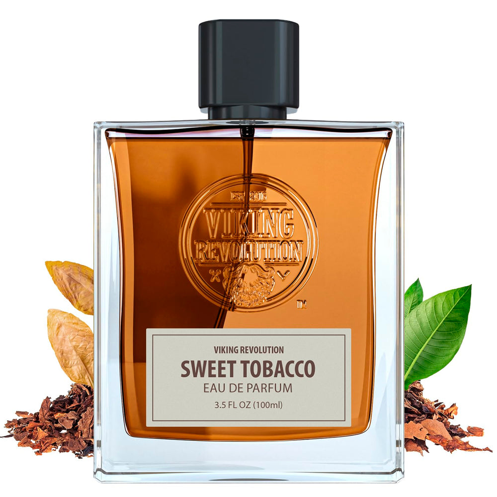 Viking Revolution Sweet Tobacco bottle pour – bold masculine fragrance at a glance