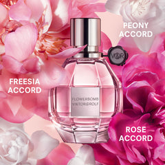 Viktor&Rolf Flowerbomb bottle full view — signature silhouette for gifting and collection.