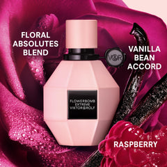 Viktor&Rolf Flowerbomb Extreme packaging box conveys premium luxury and gifting appeal.