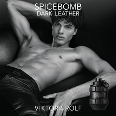 Viktor&Rolf Spicebomb Dark Leather 3oz bottle ready for signature scent moments.