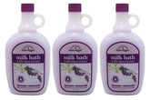 Village Naturals Therapy bath milk bottle pour for soft, hydrated skin