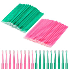 Vin Beauty 200pcs cleaning brush kit pink and green packaging for versatile cleaning