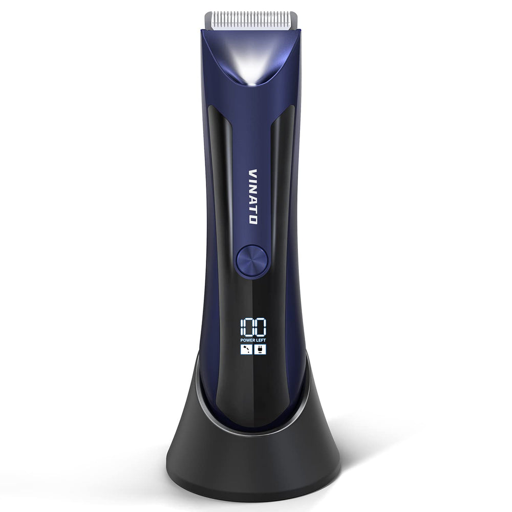 VINATO Electric Body Hair Trimmer front view for easy at-home grooming.
