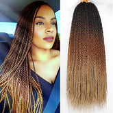 VIOLET Senegalese twist crochet hair 18-inch for versatile styles and long-lasting wear