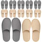 Vipay 12-pairs disposable slippers packaged for travel or hotels, ready for guests.