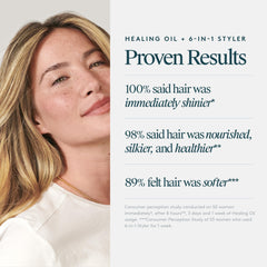 VIRTUE color-safe formula label communicates gentle care for color-treated hair