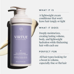 VIRTUE Full Conditioner pump for easy, mess-free application