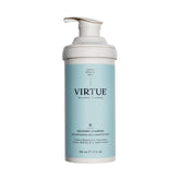 Virtue Recovery Shampoo bottle front shows sulfate-free color-safe formula
