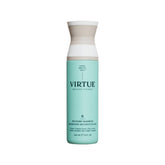 Virtue Recovery Shampoo bottle on shelf showing keratin-rich formula for damaged hair