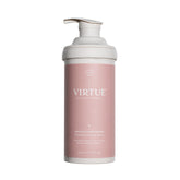 Virtue Smooth Conditioner bottle front view highlighting frizz control and color-safe hydration.