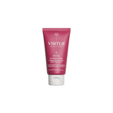Virtue Un-Frizz Cream packaging highlights frizz control and sleek styling benefits.