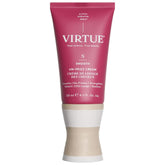 Virtue Un-Frizz leave-in bottle application for easy smoothing and detangling.