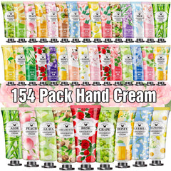 VISCOO 154 pack hand cream set in rose fragrance for portable moisture