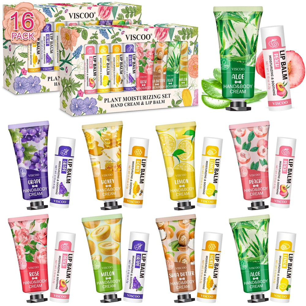 VISCOO 16pc gift set packaging, ideal for elegant hostess gifts and stocking stuffers
