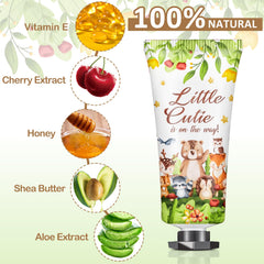 VISCOO hand cream blends shea butter, vitamin E, honey, aloe for quick absorption.