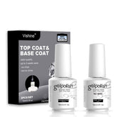 Vishine base coat 15ml bottle close-up for a smooth base and long-lasting manicure