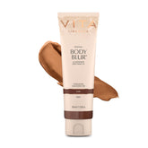 Vita Liberata Body Blur Dark bottle demonstrates instant skin-perfecting glow for legs and body.