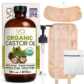 Vital Affair castor oil pack kit bottle for detox routines
