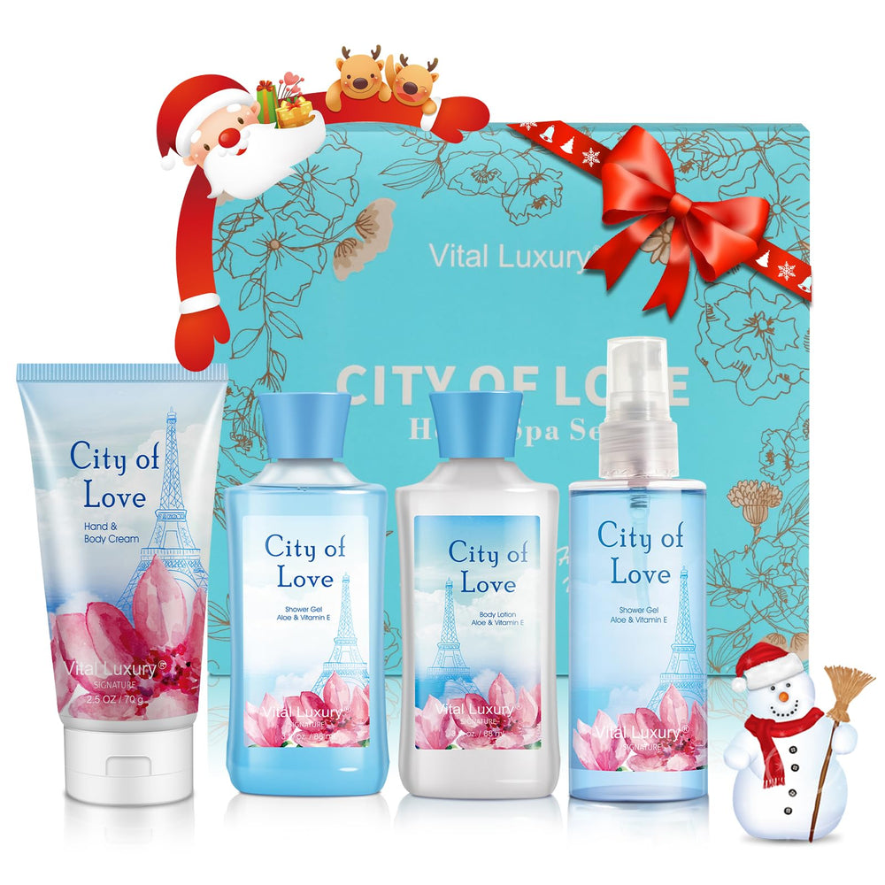 Vital Luxury bath & body kit shower gel 3oz for refreshing daily cleanse