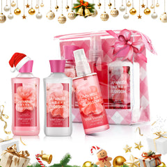 Vital Luxury cherry blossom shower gel bottle for at-home spa refreshment