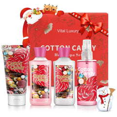 Vital Luxury Cotton Candy kit packaging for a gift-ready spa setup.