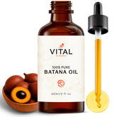 Vital Strands Batana Oil bottle 60ml for daily hair growth nourishment.