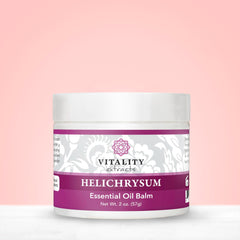 Vitality Helichrysum Balm application hands shows easy use for targeted hydration