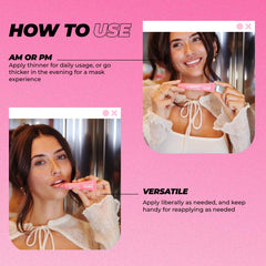 Vitamasques 3-pack display emphasizes consistent lip care with three tubes
