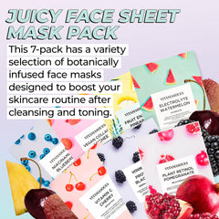 Vitamasques pineapple sheet mask closeup highlighting brightening and pore clarity.