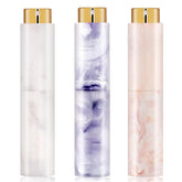 Vitog marble texture refillable travel perfume atomizer, compact for on the go fragrance touch ups