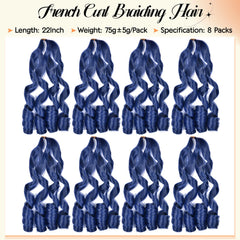 Vitorish Pre stretched braiding hair detail showcases easy separation and manageable placement.