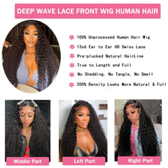 VIULKY 13x6 HD lace front close-up blending with skin tone for natural look.