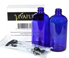 Vivaplex empty bottles with pumps shown on shelf for labeling and storage.