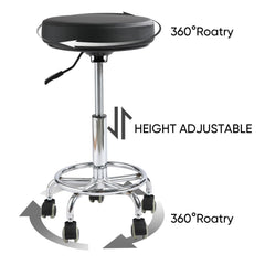 Viviange rolling stool durable construction supports busy workdays.