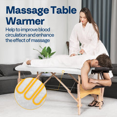VIVOHOME Massage Table Warmer controller dial displaying adjustable warmth for sessions