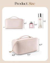 Vlando apricot pink bag divider demonstrates cross-mess prevention