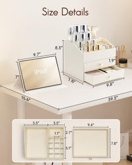 Vlando PU leather surface resists stains and wipes clean for daily use.