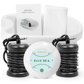 VnioLife Ionic Foot Bath setup with basin and accessories for home detox routine