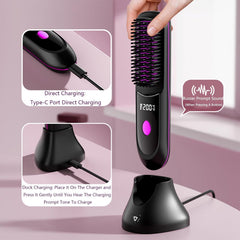 Nvnvske Go Brush Pro rapid heat icon shows 20 second readiness for fast styling.
