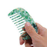 VOCOSTE peine ancho para rizos gruesos en color esmeralda facilita peinado