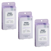 VOESH Pedi in a Box Lavender packaging showing a complete at-home spa setup for convenient pedicures.