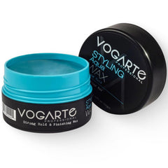 Vogarte Aqua Wax back-label detail explains water-based washability and easy removal.