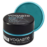 Vogarte Aqua Wax packaging closeup highlights premium hold and high shine.