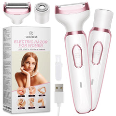 VG VOGCREST electric razor for women close-up showing potential for quick touch-ups