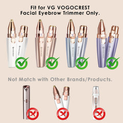 vogcrest replacement heads vg-102 durable stainless steel ensures long-lasting performance.