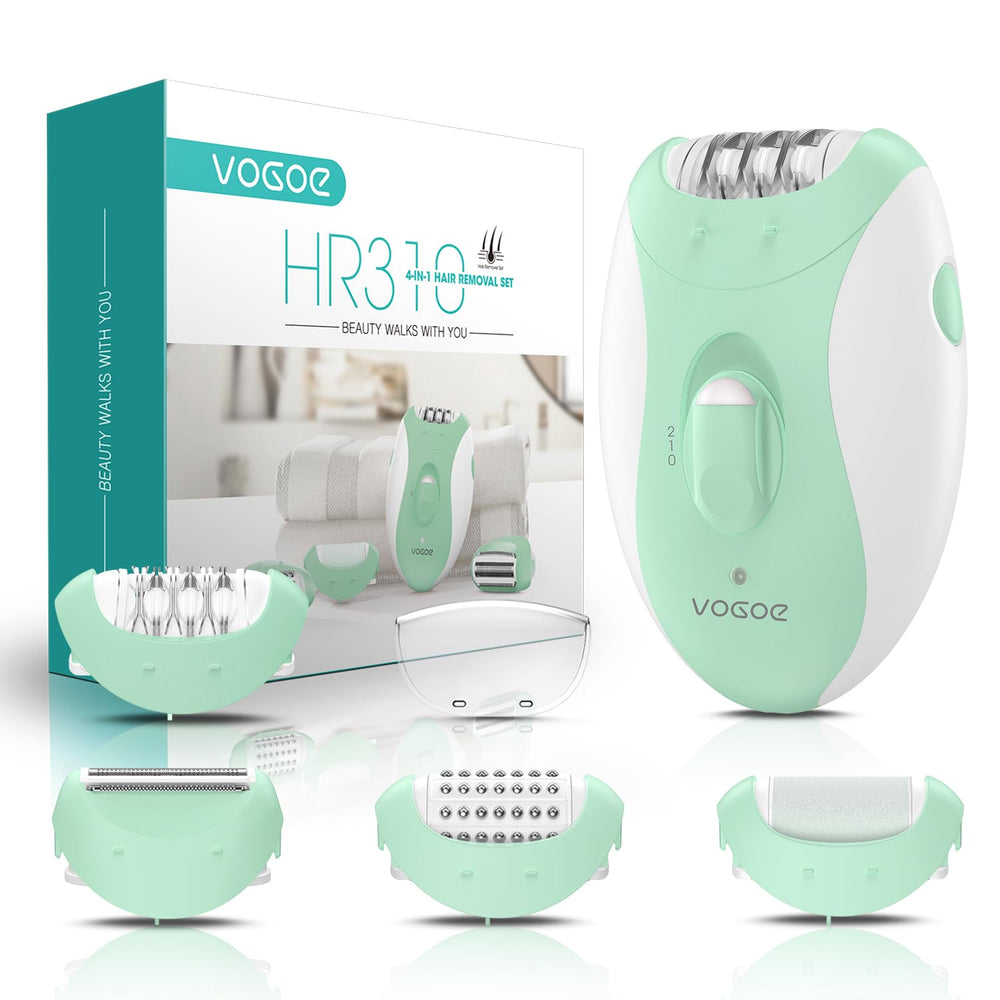 VOGOE Epilator cordless compact design enables at-home use and travel-friendly convenience.