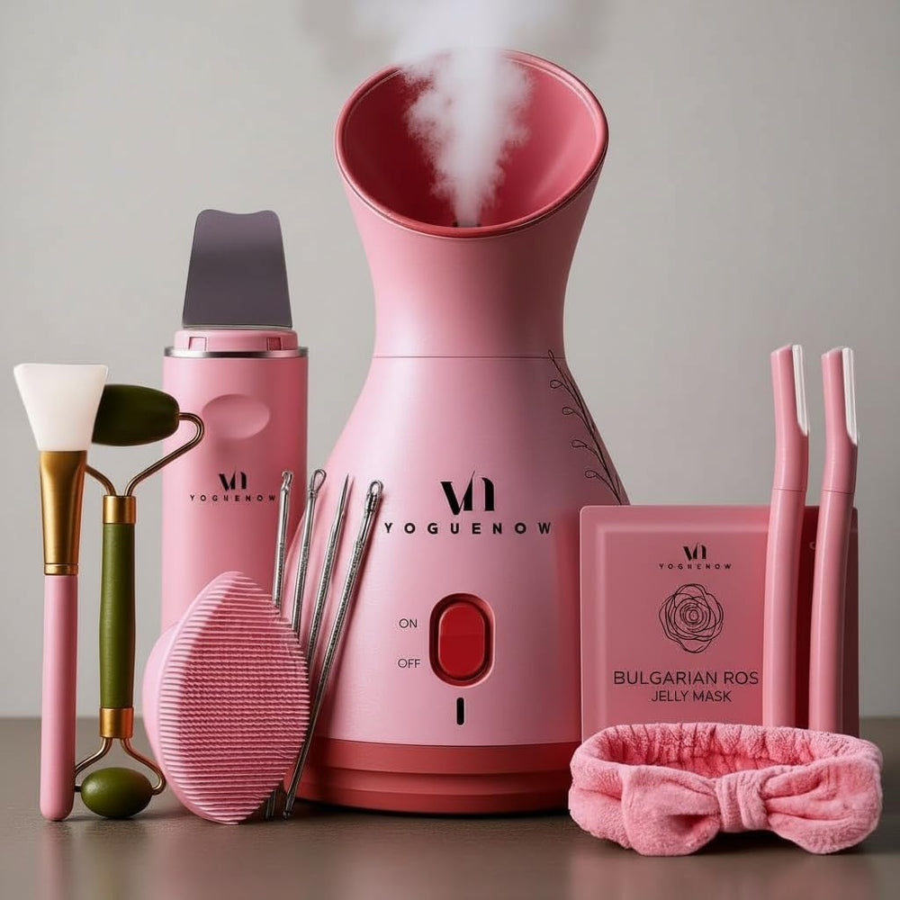 VogueNow facial steamer kit for a relaxing home spa ritual and glowing skin prep.